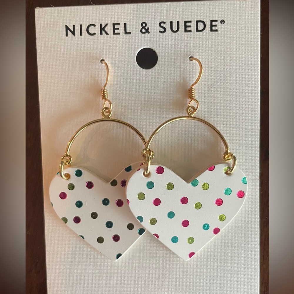 Nickel & Suede earrings